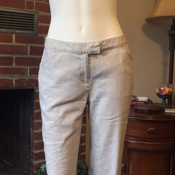 J. Jill Pants & Jumpsuits J Jill Linen Blend Ankle Pants Poshmark